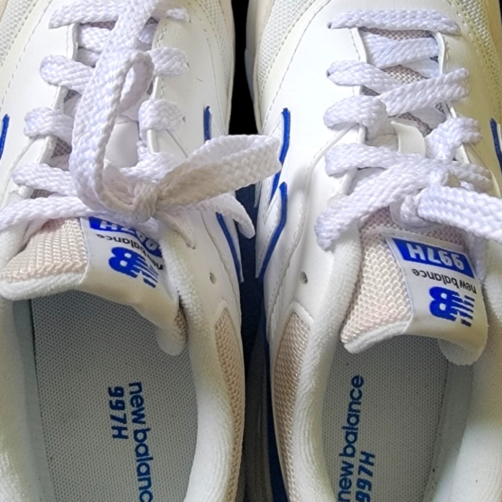 Men/Big Kid Size 7 Moonbeam/Team Royal New Balance 997H.  New Without Tags/Box - Picture 12 of 13